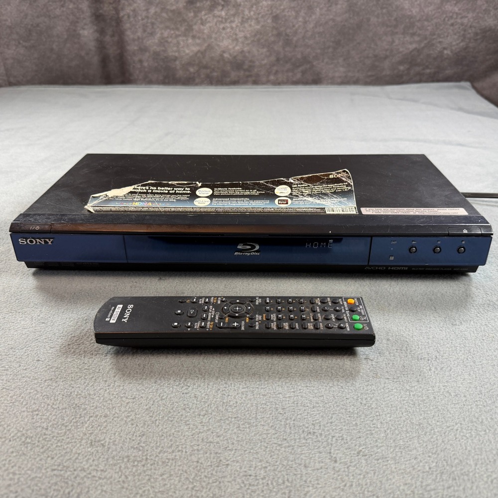 Sony BDP-S350 Blu-ray Disc DVD Player 1080p HDMI BD-Live with Remote Tested